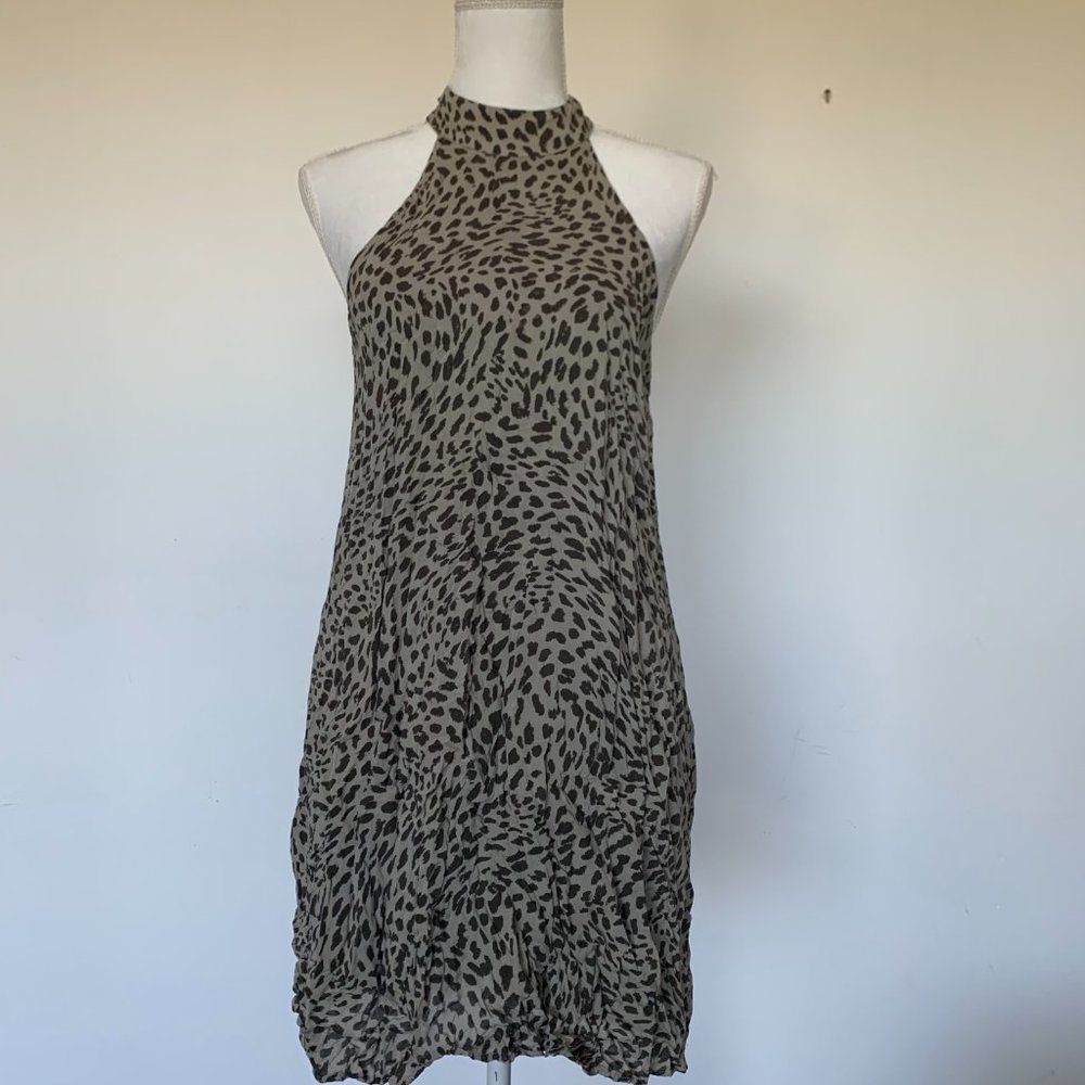 Anthropologie Cloth & Stone Animal Print Dress Size s